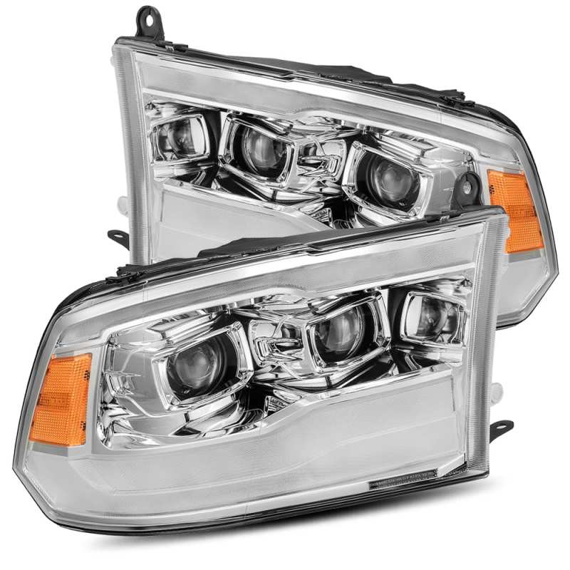 AlphaRex 09-18 Dodge Ram 1500HD PRO-Series Projector Headlights Plank Style Chrome w/Seq Signal/DRL-thumbmail-2