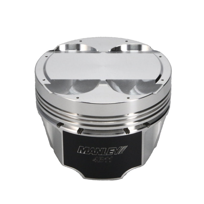 Manley Mitsubishi 4B11 86.5mm Bore 10.0:1 CR +2cc Dome Turbo Tuff Piston Set w/ Rings-thumbmail-4