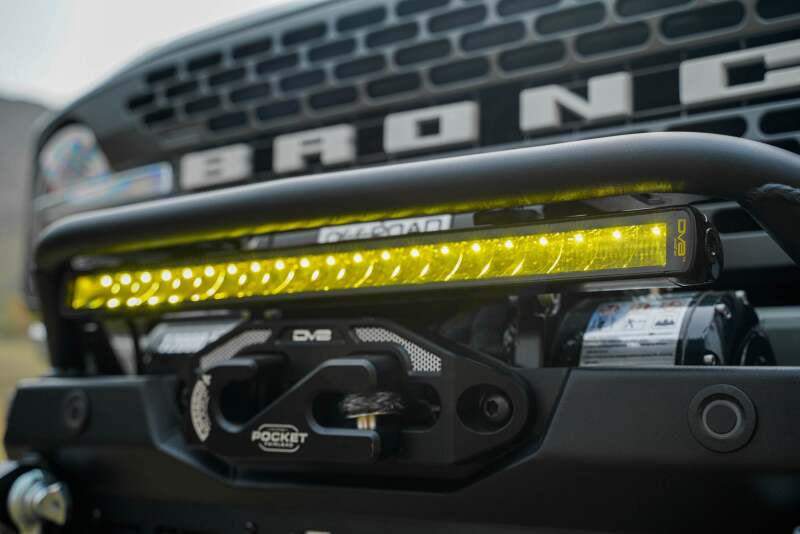 DV8 Offroad 20In Elite Series Amber LED Light Bar - Single Row-thumbmail-4