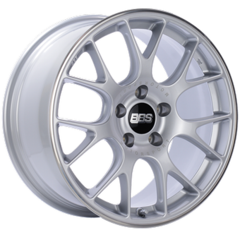 BBS CH-R 20x11.5 5x130 ET65 CB71.6 Brilliant Silver Polished Rim Protector Wheel w/Motorsport Etched-thumbmail-1