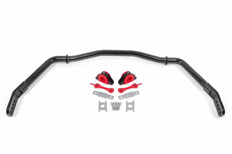 BMR 05-14 Ford Mustang Front Hollow 38mm Sway Bar Kit w/ Bushings - Hammertone Black-thumbmail-1