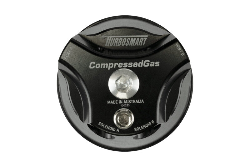Turbosmart GenV Compressed Gas Solenoid WG45/WG50 Cap - Black-thumbmail-1
