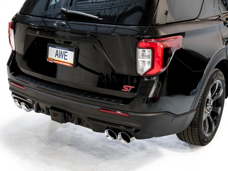 AWE Tuning 2020+ Ford Explorer ST Touring Edition Exhaust w/ Chrome Silver Tips-thumbmail-6