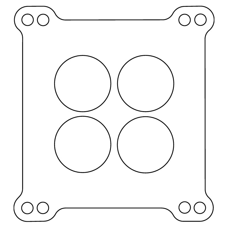 Cometic Carter AFB Holley 4 Barrel .039in Fiber Carburetor Gasket - 4-Hole - Double Drilled-thumbmail-1