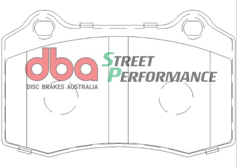 DBA 92-02 Dodge Viper Front SP Performance Brake Pads-thumbmail-2