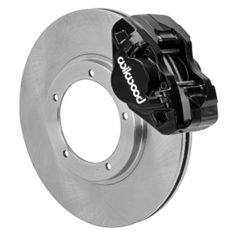 Wilwood 69-74 Porsche 911 D31 11.10in. Front Brake Kit w/ Flex Lines - Black-thumbmail-1