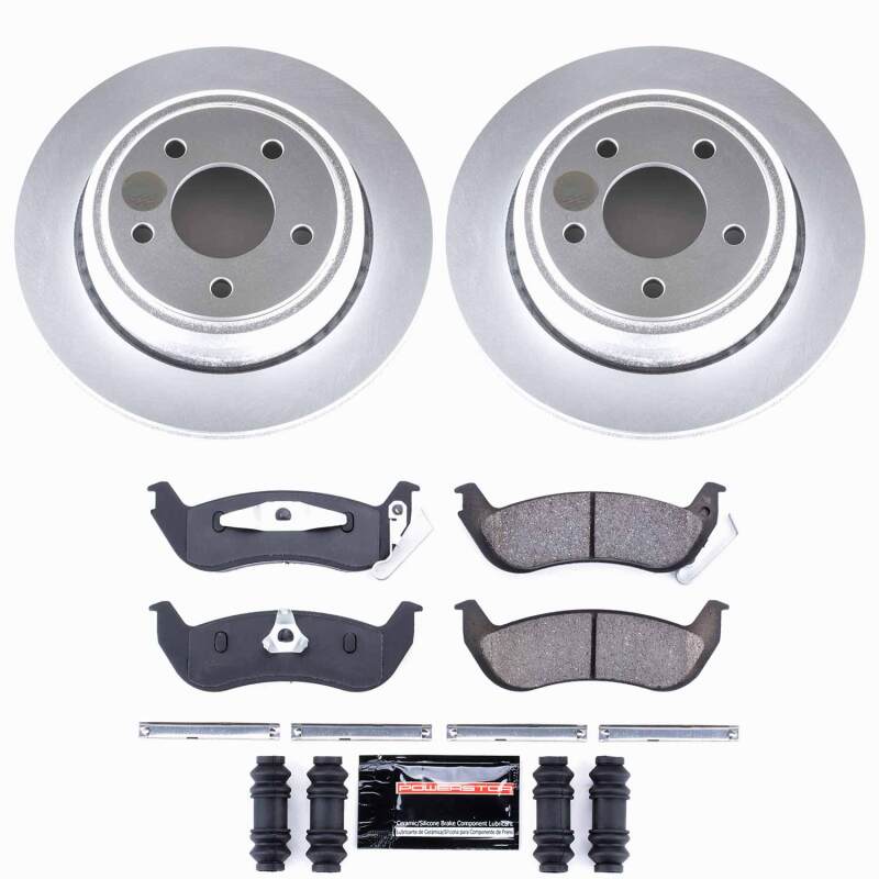 Power Stop 10-11 Ford Ranger Rear Z23 Coated Brake Kit-thumbmail-1