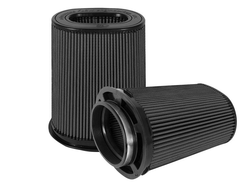 aFe Magnum FLOW Black Pro 5R Air Filter (Pair) (6x4)in F x (8-1/4x6-1/4in)  B x (7-1/4x5in) Tx10in H-thumbmail-1