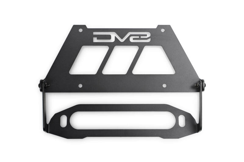 DV8 Offroad Fairlead Mounted Flip-Up License Plate Bracket-thumbmail-6