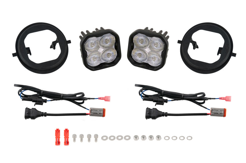 Diode Dynamics 03-06 GMC Sierra 1500/2500/3500 SS3 LED Foxbeam Fog Light Kit-thumbmail-1