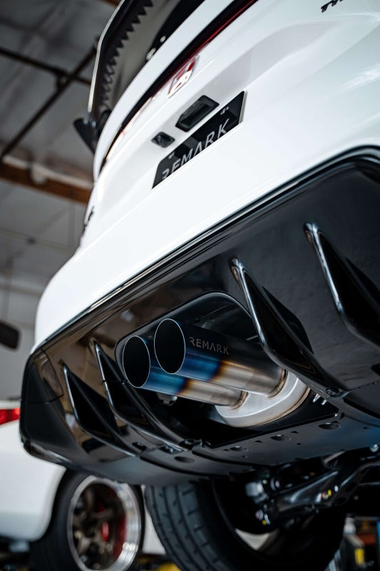 Remark 2023+ Honda Civic Type-R (FL5) Sports Touring Catback Titanium Exhaust/SUS304 Front Pipe-thumbmail-3