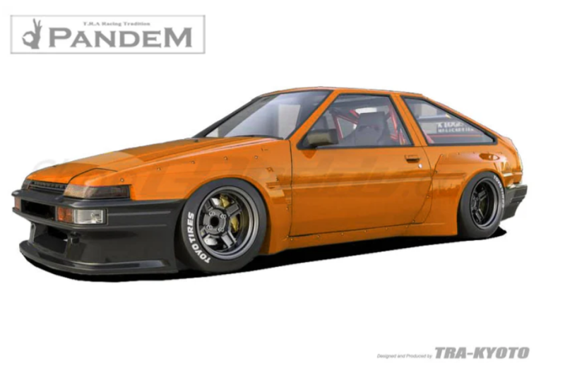 GReddy Pandem 84-87 Toyota Corolla-Levin HB AE86 Full Widebody Kit w/o Wing