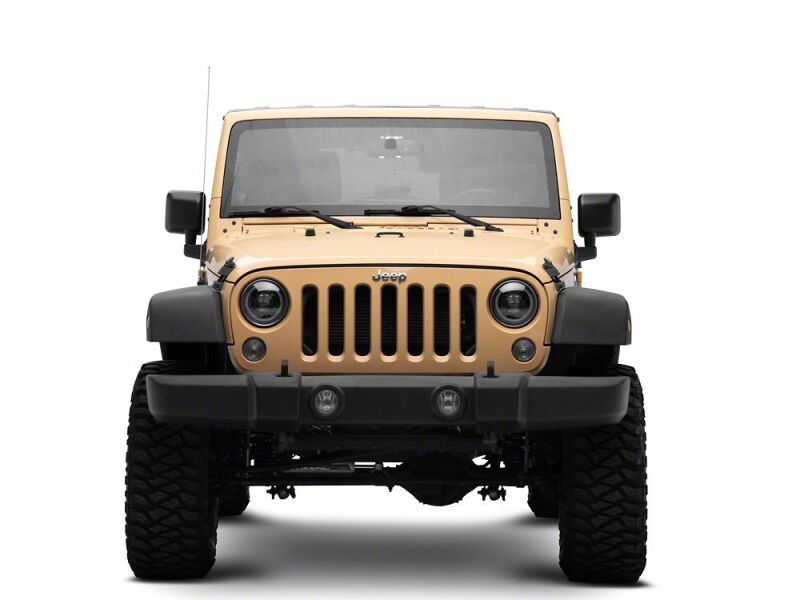 Raxiom 07-18 Jeep Wrangler JK 7-Inch V2 Dragon Eye LED Headlights- Black Housing- Clear Lens-thumbmail-7