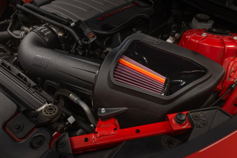 K&N 16-24 Chevy CamaroSS V8-6.2L F Performance Air Intake System-thumbmail-2