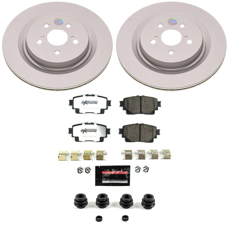Power Stop 23-25 Lexus RX350 Rear Z36 Coated Truck & Tow Brake Kit-thumbmail-1