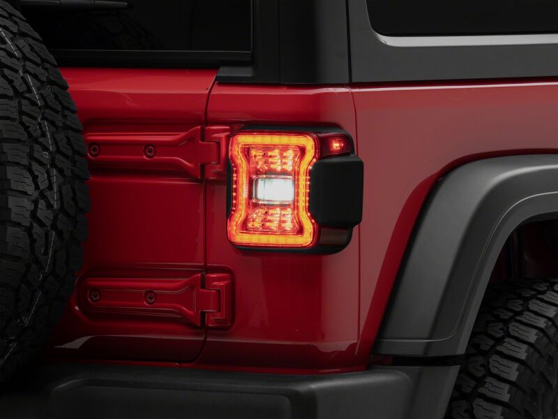 Raxiom 18-26 Jeep Wrangler JL LED Tail Lights- Clear Housing- Clear Lens-thumbmail-5