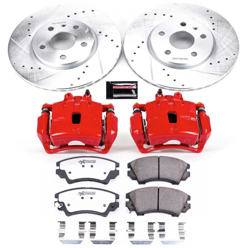 Power Stop 10-11 Saab 9-5 Front Z26 Street Kit w/Cals-thumbmail-1