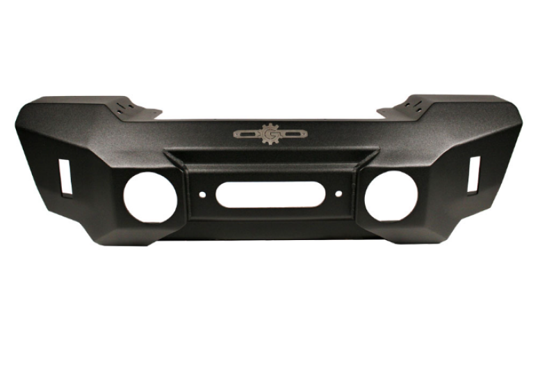 Rock Slide 07-18 Jeep Wrangler JK Appalachian Steel Stubby Front Bumper w/ Winch Plate-thumbmail-1