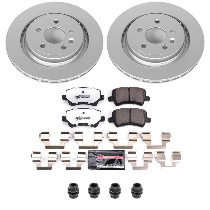 Power Stop 11-18 Volvo S60 Rear Z36 Coated Truck & Tow Brake Kit-thumbmail-1