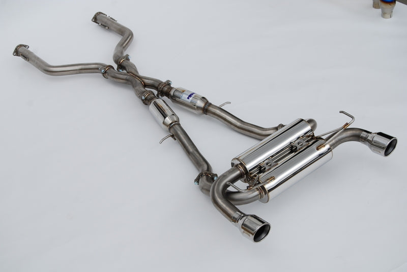 Invidia 2022+ Nissan Z 70mm Gemini Cat Back Exhaust - Rolled SS Tips-thumbmail-2