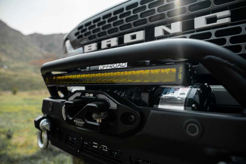 DV8 Offroad 20In Elite Series Amber LED Light Bar - Single Row-thumbmail-5