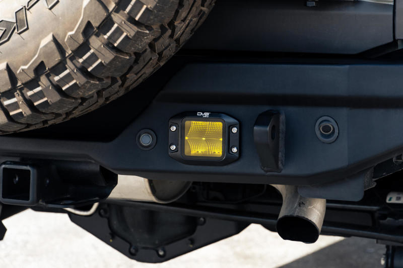 DV8 3-Inch Elite Series LED Amber Flush Mount Pod Light-thumbmail-5