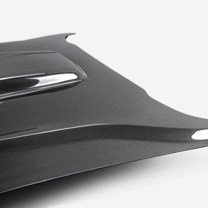 Anderson Composites 21-23 Ford Mustang Mach 1 Type-SK Double-Sided Carbon Fiber Hood-thumbmail-4