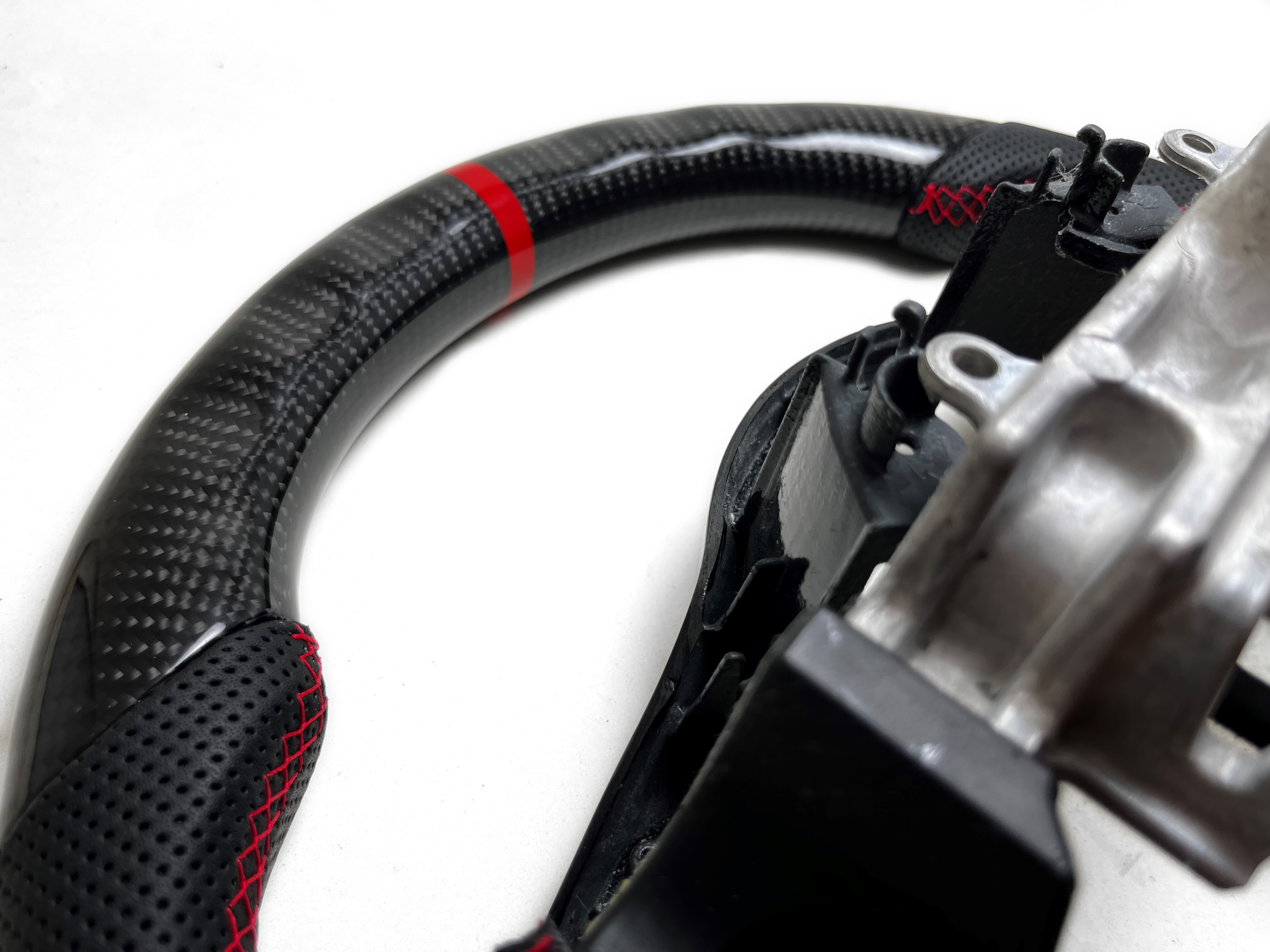 Mitsubishi EVO X Carbon Fiber Steering Wheel Option 2-thumbmail-4
