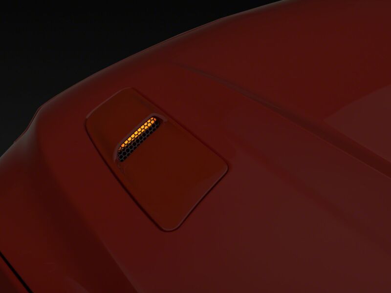 Raxiom 15-17 Ford Mustang GT Axial Series Hood Mount Turn Signal Kit- Amber LED-thumbmail-4