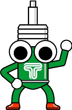 Tein Damper Keychain - Green/Black-thumbmail-1