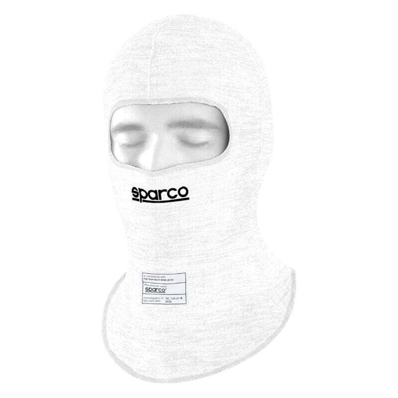 Sparco Balaclava Hood Pista White-thumbmail-1