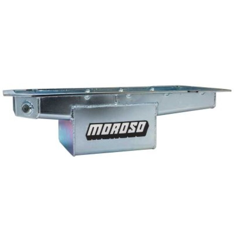 Moroso Mopar Late Model Hemi Gen 3 5.7L/6.1L/6.4L Center Sump 6.5in Deep Steel Oil Pan-thumbmail-1