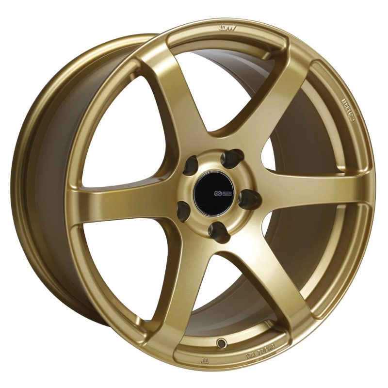 Enkei T6S 18x9.5 45mm Offset 5x100 Bolt Pattern 72.6 Bore Gold Wheel-thumbmail-1