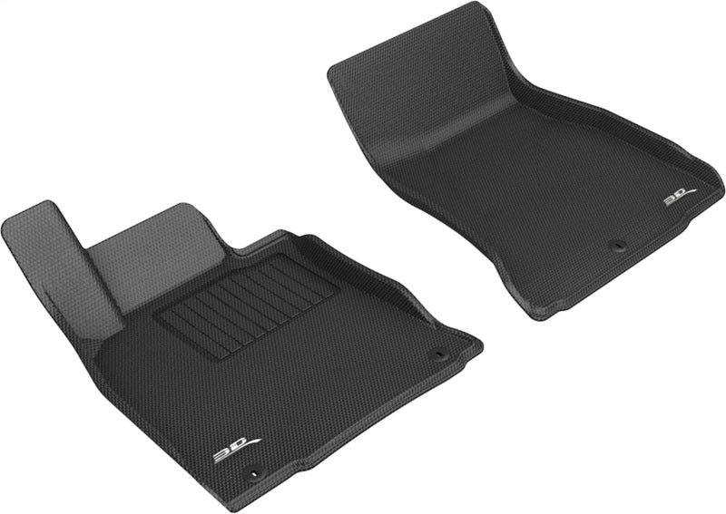 3D MAXpider 2019-2023 Genesis G70 RWD Kagu 1st Row Floormat - Black-thumbmail-3