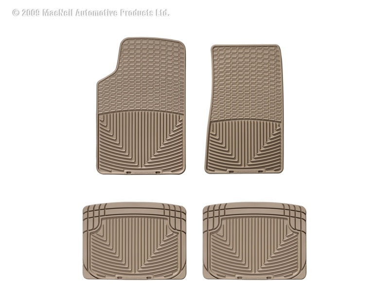 WT Rubber Mats - Rear - Tan-thumbmail-1