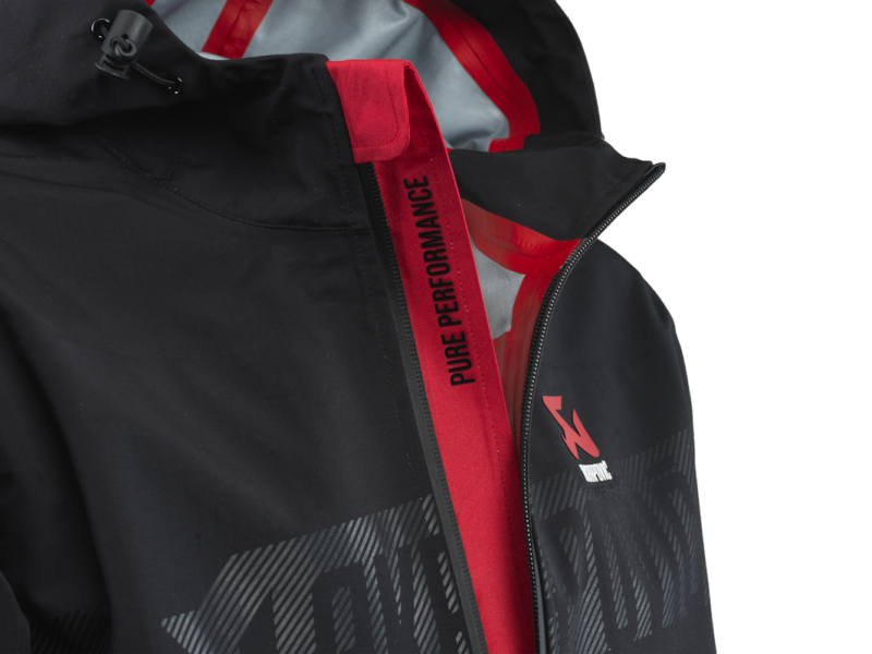 Akrapovic Womens Corpo Rain Jacket Black - 2XL-thumbmail-2