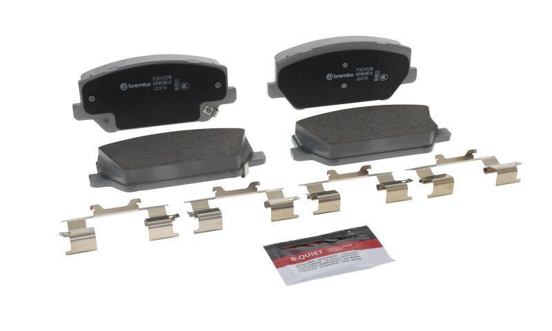 Brembo 19-22 Hyundai Santa Fe/ Hyundai Veloster N Front NAO Brake Pad-thumbmail-10