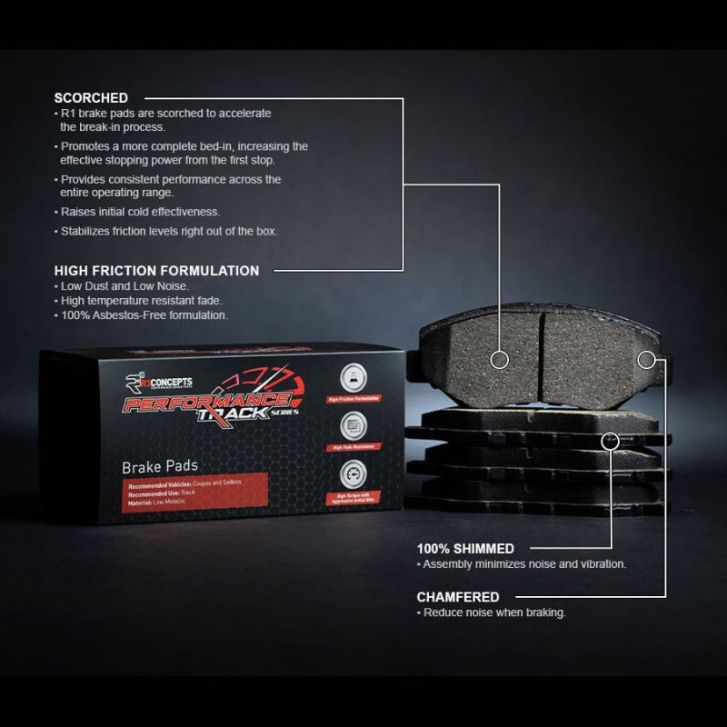 R1 09-19 Fiat 500 (Usa/Canada) Rear Track/Street Brake Pads-thumbmail-4