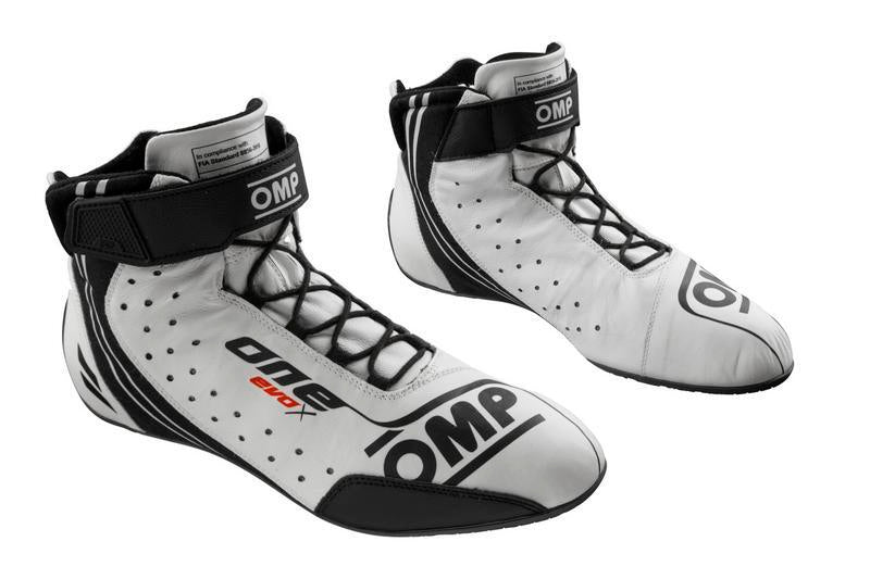 OMP ONE EVO X SHOES MY2024 FIA 8856-2018 RED SIZE 40