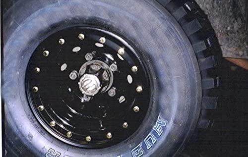 Simulated Bead Lock Hubcap Rings - 16" Black-thumbmail-6
