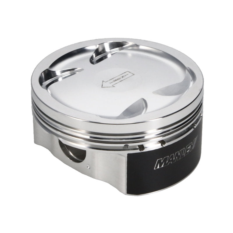 Manley 04+ Subaru WRX STi (EJ257) 83mm Stroker 99.75mm +0.25mm Bore 9.8:1 Dish Piston Set with Rings-thumbmail-4