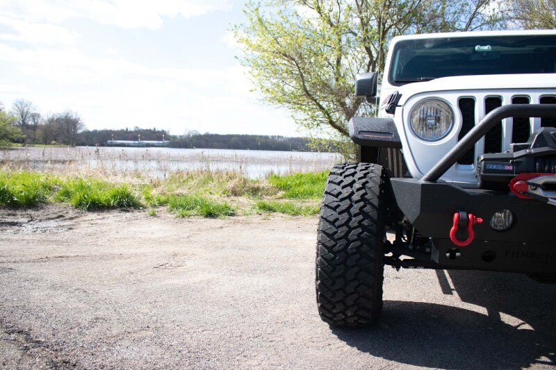 Fishbone Offroad 2018+ Jeep Wrangler JL/JLU/2020+ Gladiator JT  Alum Front Fender Flares  - Black-thumbmail-7