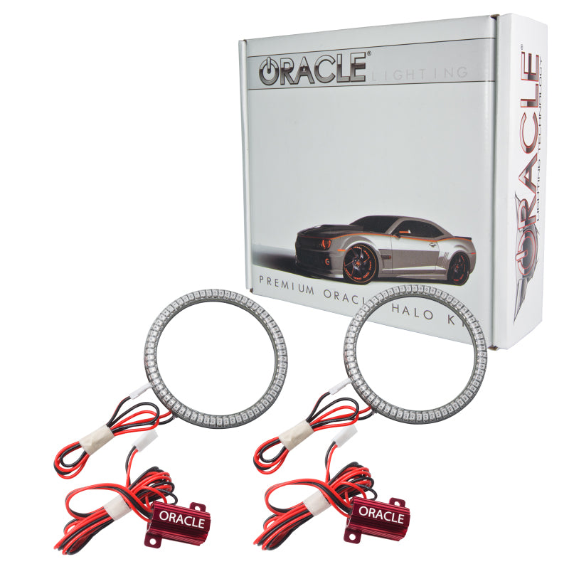 Oracle 11-14 Dodge Charger SRT8 LED Projector Fog Halo Kit - Red-thumbmail-1