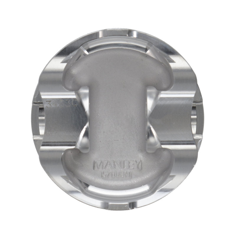 Manley Nissan SR20 86.50mm 5.365in Rod 86mm Stroke 9:1 Dish Piston Set - Set of 4 Extreme Duty-thumbmail-4