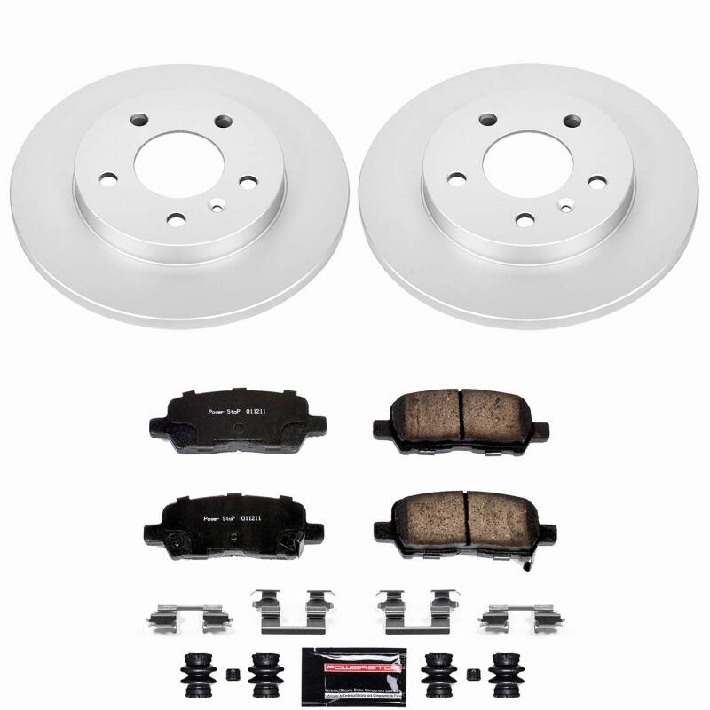 Power Stop 05-09 Buick Allure Rear Z23 Coated Brake Kit-thumbmail-1