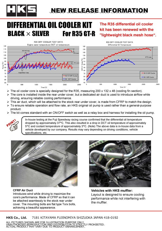 HKS DIFFERENTIAL OIL COOLER R35 GT-R BLK-thumbmail-2