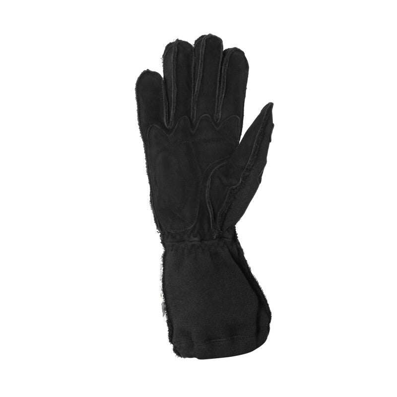 RaceQuip 356 Series 2 Layer Nomex Outseam Race Gloves SFI 3.3 / 5 All Black Medium-thumbmail-3