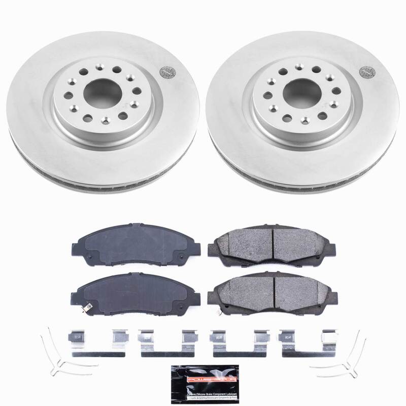Power Stop 18-20 Buick Enclave Front Z23 Coated Brake Kit-thumbmail-1