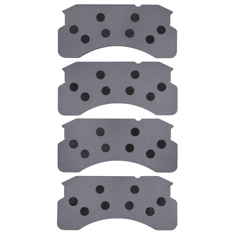 R1 83-99 Ford Lts800 Short Conventional Tandem Front Semi Met Brake Pads-thumbmail-3