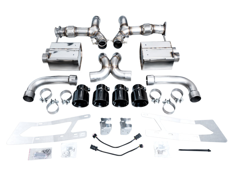 AWE 2023 C8 Corvette Z06 SwitchPath Cat-Back Exhaust - Diamond Black Tips-thumbmail-19